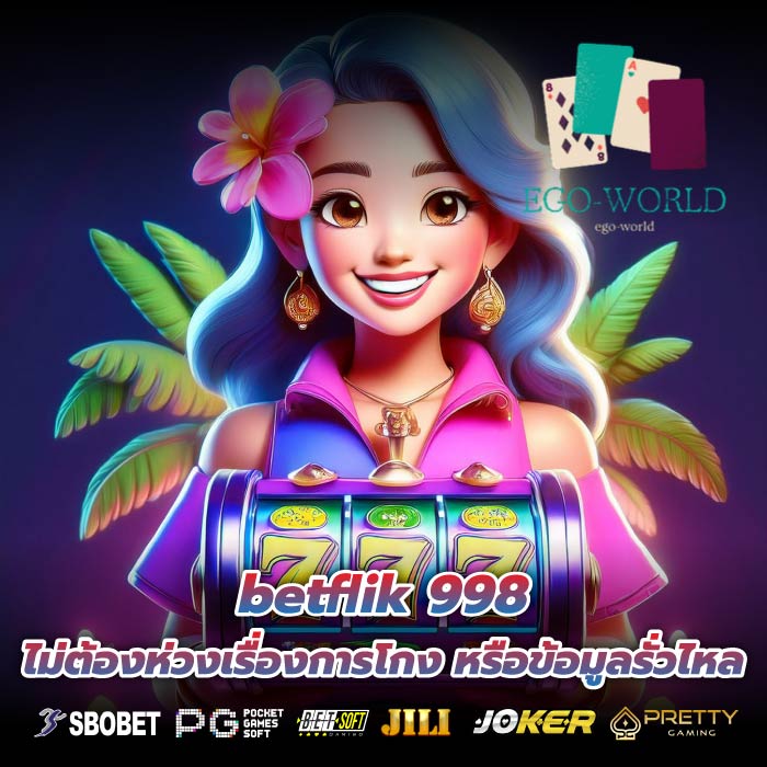 betflik 998 ไม่ต้องห่วงเรื่องการโกง หรือข้อมูลรั่วไหล